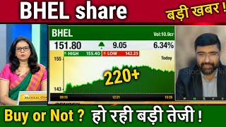 BHEL share latest news,bhel share news,bhel share target tomorrow,bhel share analysis,