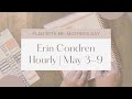 Plan with Me: Erin Condren Hourly May 3-9 | Mother's Day | Planner Kate