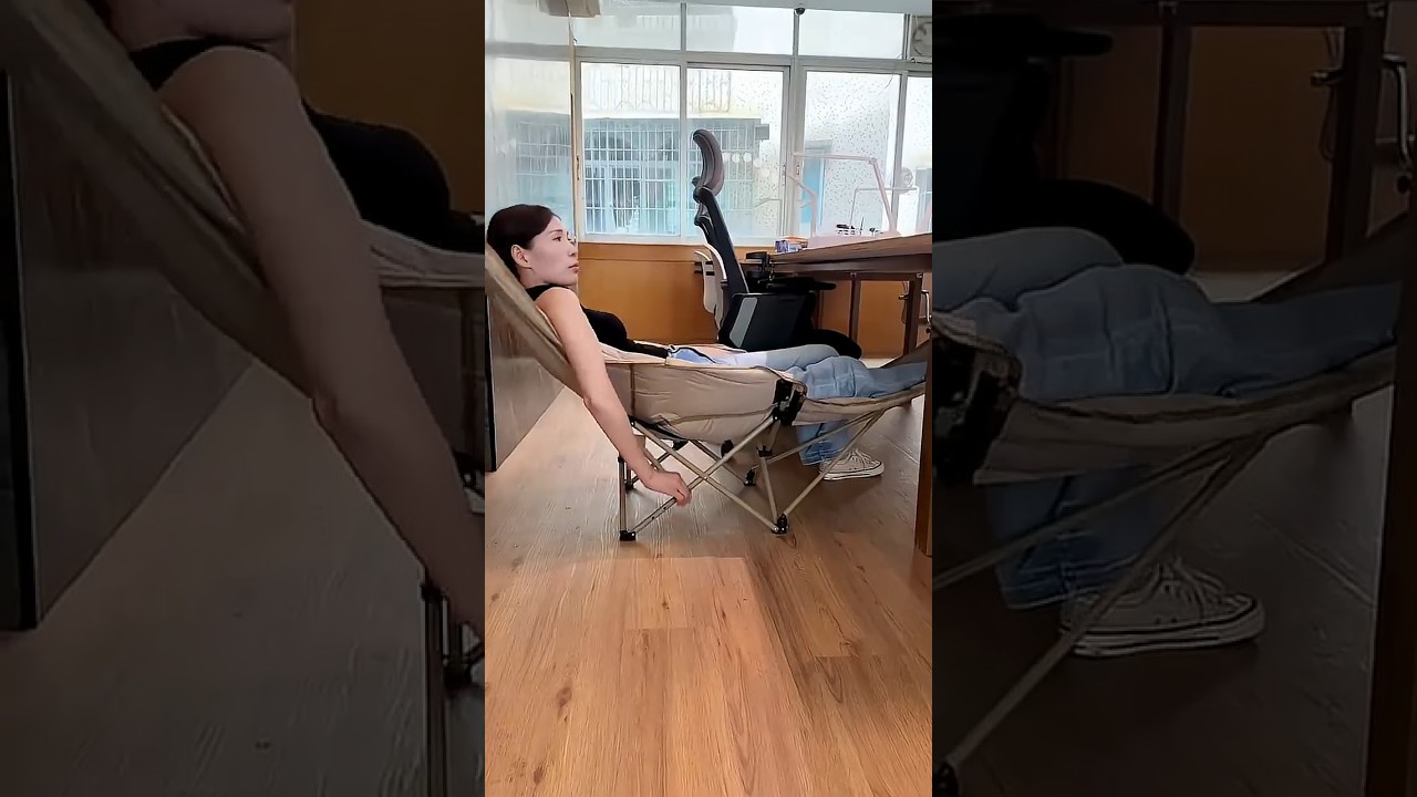 This Folding Recliner Turns Into a Full-Length Lounger The Ultimate Folding#shorts#viral#viralvideo🪑