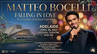 Matteo Bocelli: Falling In Love - Was At Adelaide Festival Theatre 4/28/2026