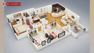 Home Design With 3 Bedroom Floor Plans Ideas https://www.youtube.com/watch?v=ymCB6onmwGo&feature=y... 4 Bedroom 