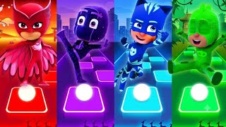 PJ MASKS - 겟코 🆚 닌자리노 🆚 캣보이 🆚 올렛 🎶 타일즈 홉 EDM 러시 screenshot 1