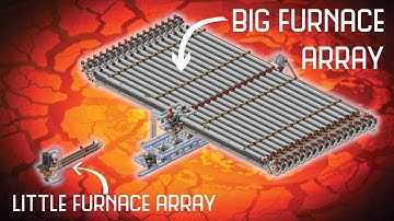 Two of Minecrafts Best Furnace Arrays