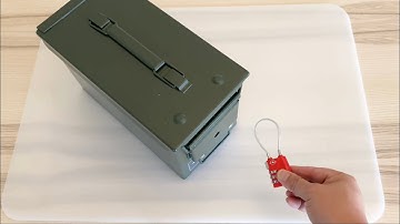 The Easiest Ammo Can Lock Solution