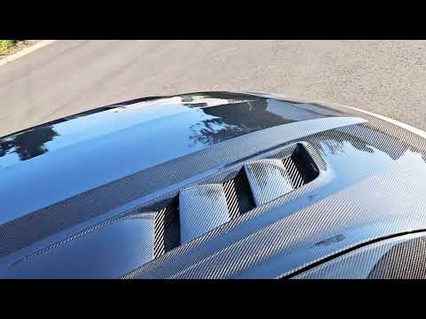 Carbon Fiber Front Vented Hood for 2018–23 Ford Mustang