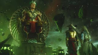 Shang Tsung Kills Fire God Liu Kang, Becomes A An And Rules The Realms - Mk 11 Bad Ending