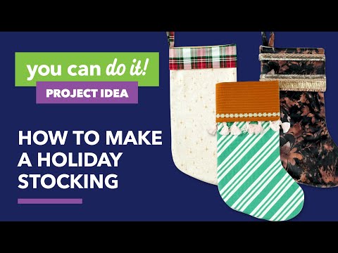 How to Make a Holiday Stocking