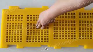 rubber screen replacement panels for screening machines