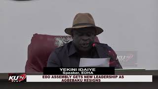 Edo Assembly Gets a New Speaker as Agbebaku resigns