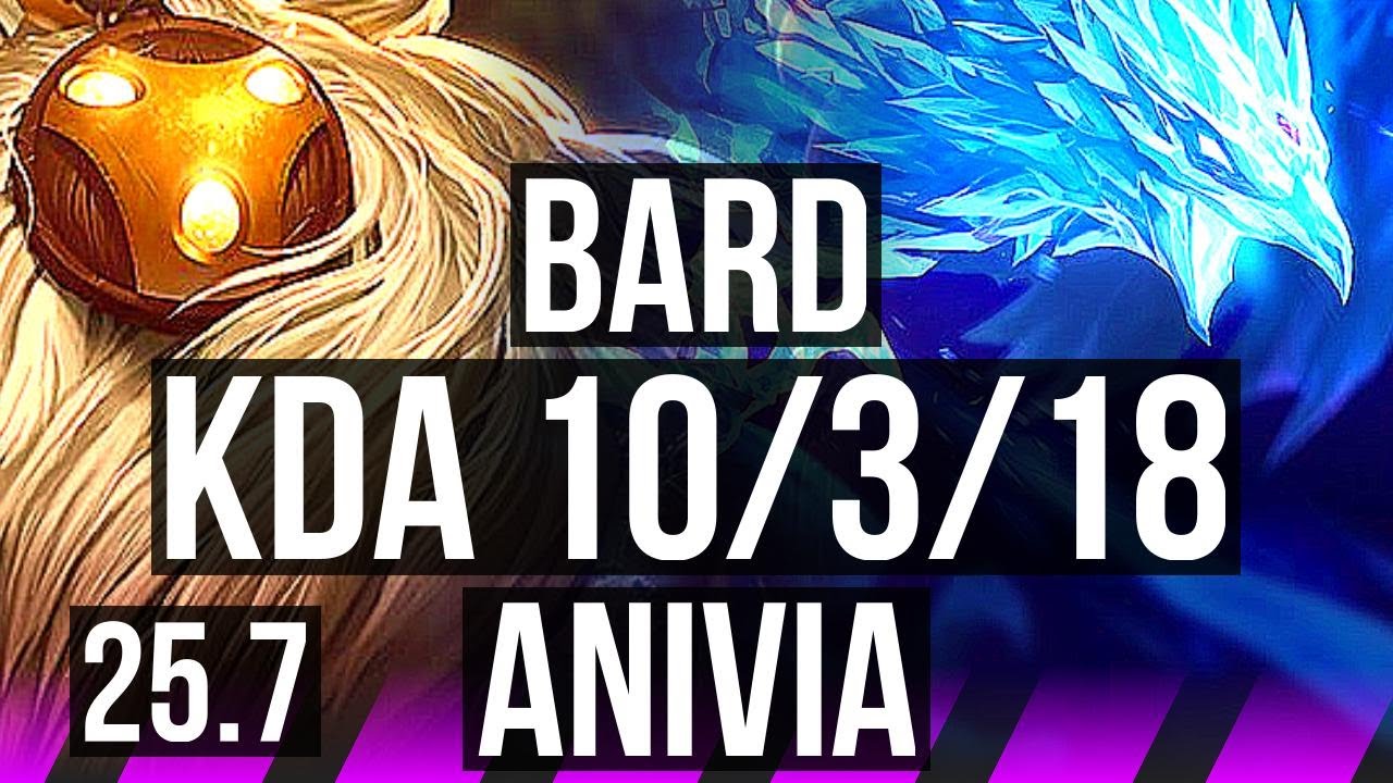 BARD & Ezreal vs ANIVIA & Brand (SUP) | Dominating | EUW Master | 25.7