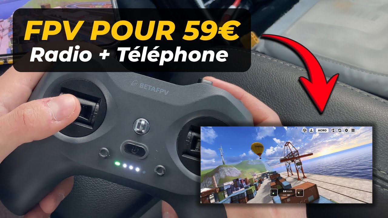 FPV sur smartphone : la solution pour débuter pas cher