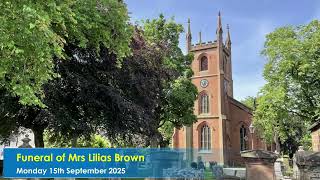 Funeral of Lilias Brown