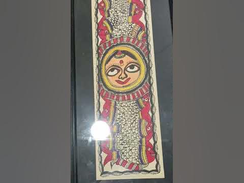 Madhubani painting ke Sundar kalakari - YouTube