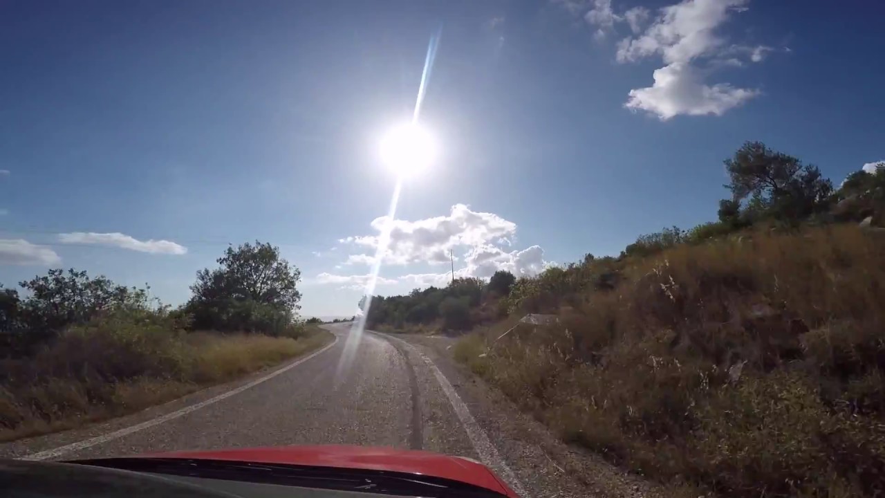 Driving through the Mani Peninsula, Greece