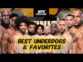 Ufc st louis best underdogs and favorites