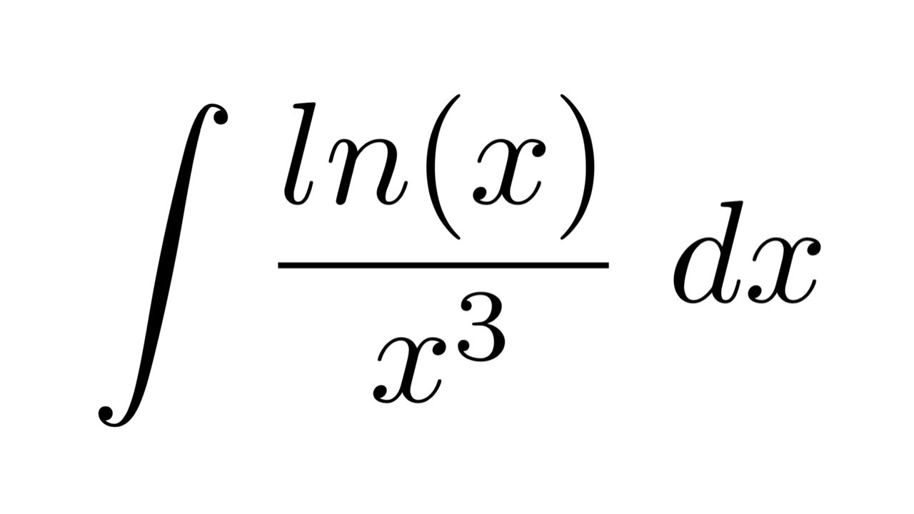 Integral Of Ln X X 3 By Parts Youtube Integral Of Ln X X 3 By Parts Youtube