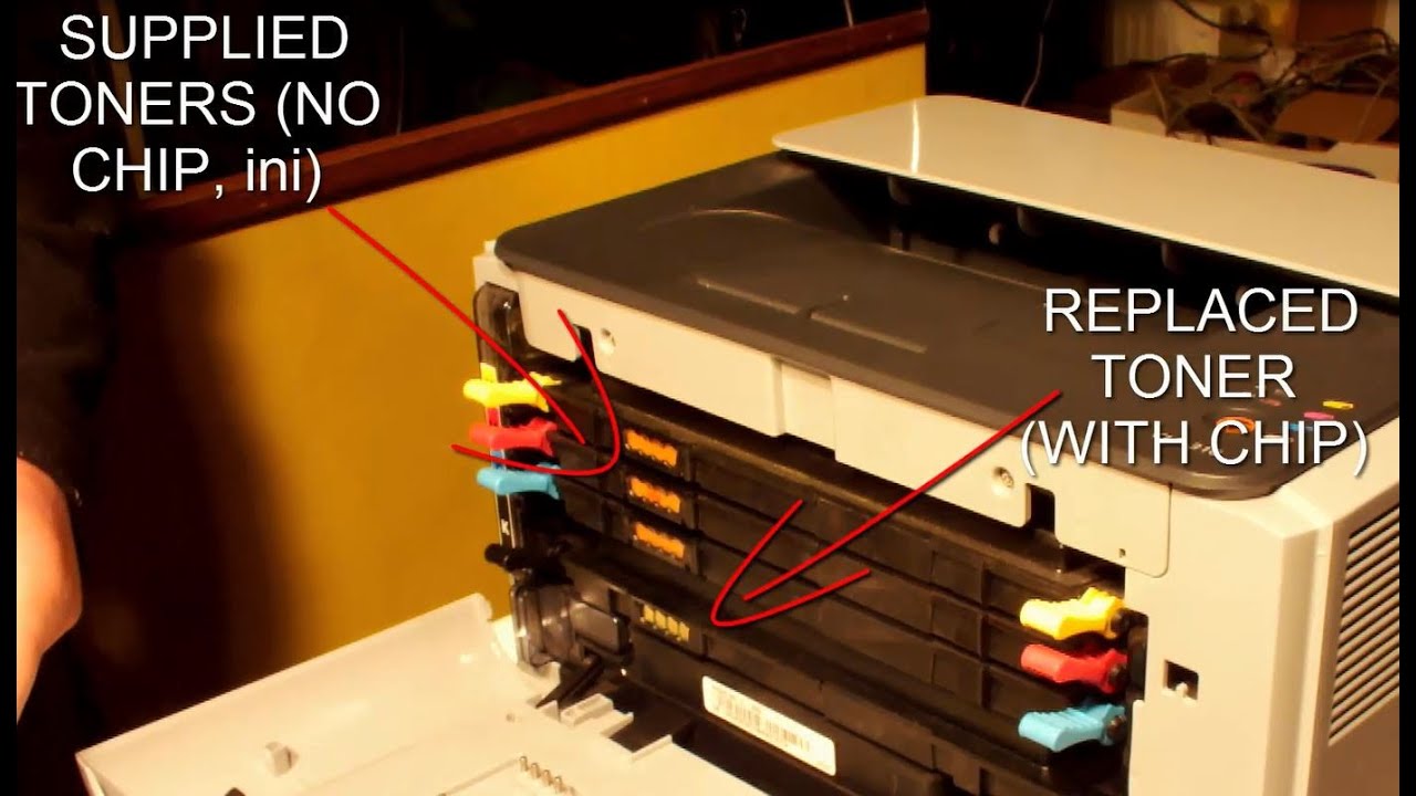 Samsung Clp 310 Replaced Toner Reset Youtube