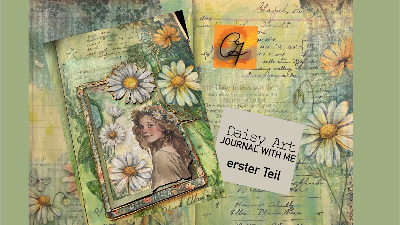 JOURNAL WITH ME LEDGER DAISY ART Teil 1