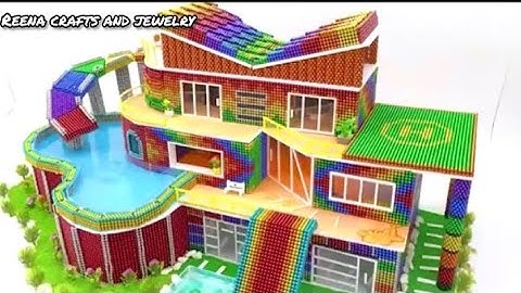 DIY - How To Build Mini Swimming Pool For Pet From Magnetic Balls (Satisfying) | Magnet World Series