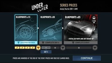 NfS: No Limits - Aston Martin DB11 AMR Day4 complete