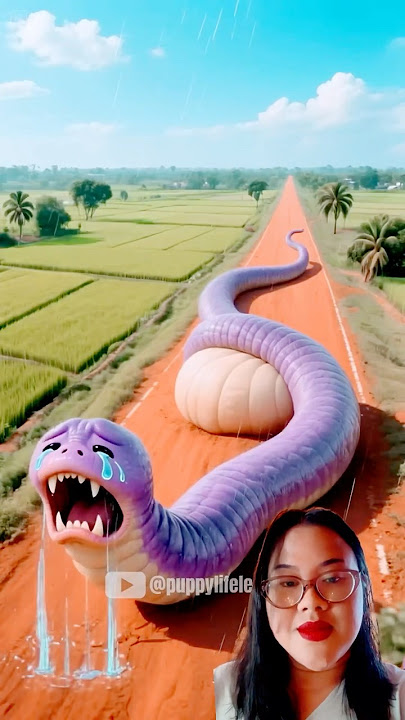 Snake in pain until crying ‼️ #animation #funny #cartoon #comedy #animals #lucu