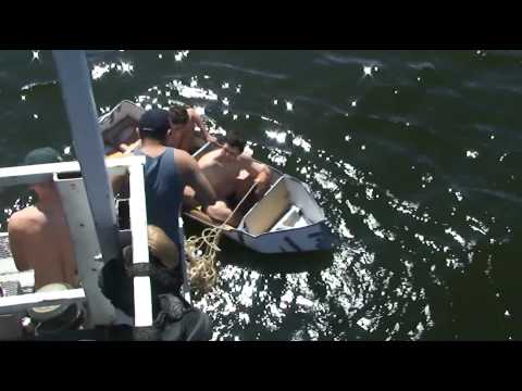 The best Cardboard Boat Ever! As seen on Club Barge Trip 2010