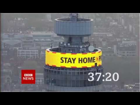 BBC News Channel countdown 30 April 2020 20:00 (Clap for Carers)