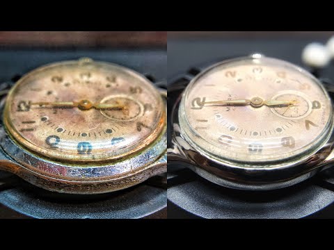 Реставрация корпуса часов «Маяк», репассаж  механизма | Restoration of the watch «Mayak»