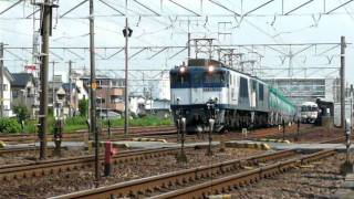 中央本線3084列車(南松本～塩浜)EF64-1028+1012重連タキ