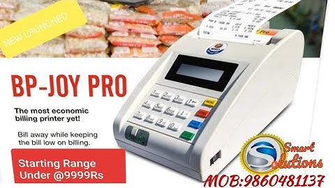WEP BP JOY PRO  BILLING MACHINE PLEASE LIKE SHARE & SUBSCRIBE 9860481137