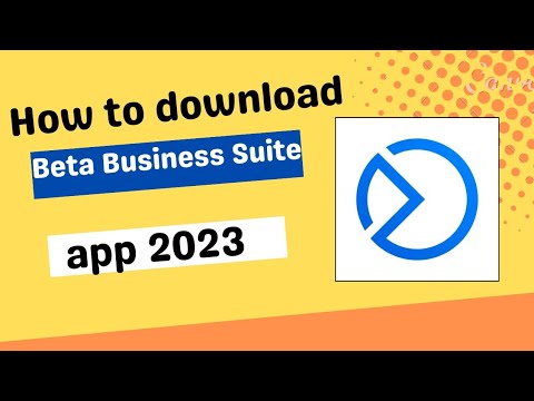 How to download Beta Business Suite in app 2023 - YouTube
