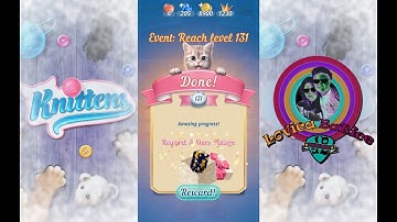 Knittens - Sweet Match 3 Puzzles & Adorable Kittens - Level 126 - 130 - Gameplay