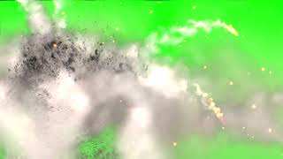 Explosion Effect Green Screen // Cinematic Explosion VFX//Action Movie Explosion Effect //