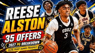 Reese Alston Is a PROBLEM! 5-Star 2027 PG Breakdown | Elite Scorer With 35 Offers