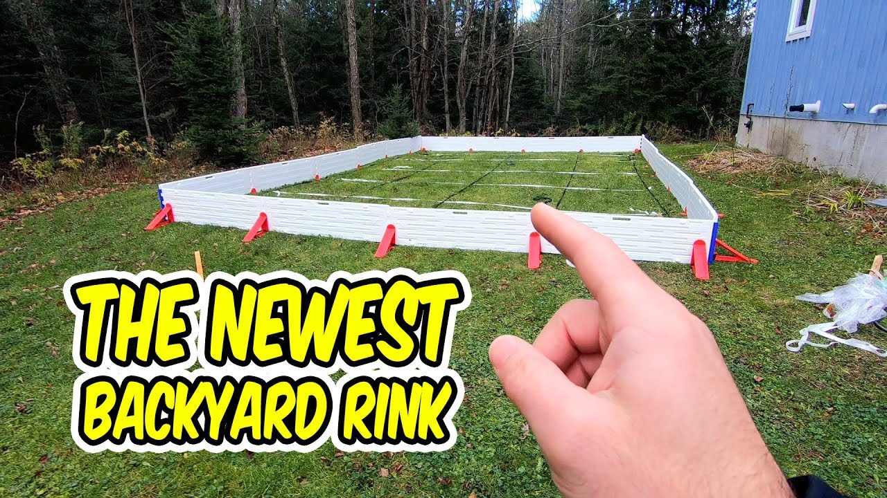 Build A Rink With Me And Meet My Bro Ez Ice Rink Build YouTube