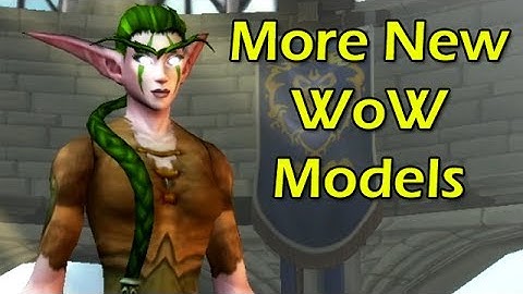 Warlords of Draenor Alpha: New Human, Night Elf, Orc, Undead, Dranei Character Models | WoWcrendor