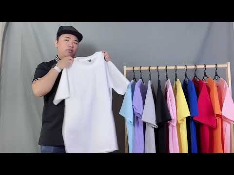 Video Áo Thun Trơn Cotton 35/65 Giá Sỉ - youtube