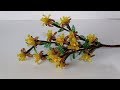 Бисероплетение. Мастер класс. Цветы из бисера . Желтая Магнолия из бисера. Magnolia .Пошаговый МК.