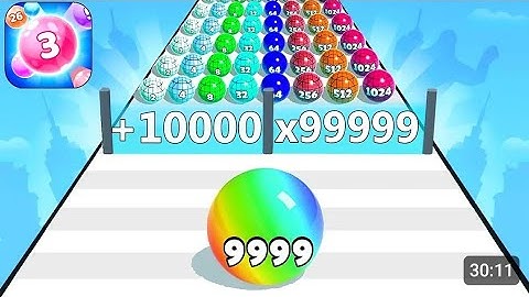 Ball Run 2048 - Gameplay Walkthrough Tutorial Levels (iOS, Android NinjaX YT is live! part - 103