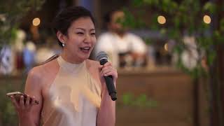 Yunha & Eddie Wedding - Maid of Honor Speech