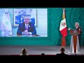 México y Argentina unen esfuerzos para producir vacunas contra COVID-19. Conferencia presidente AMLO