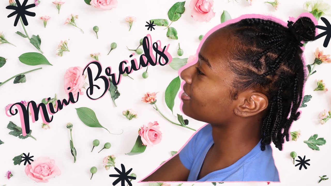 Mini Braids on Short Natural Hair (No Extensions)