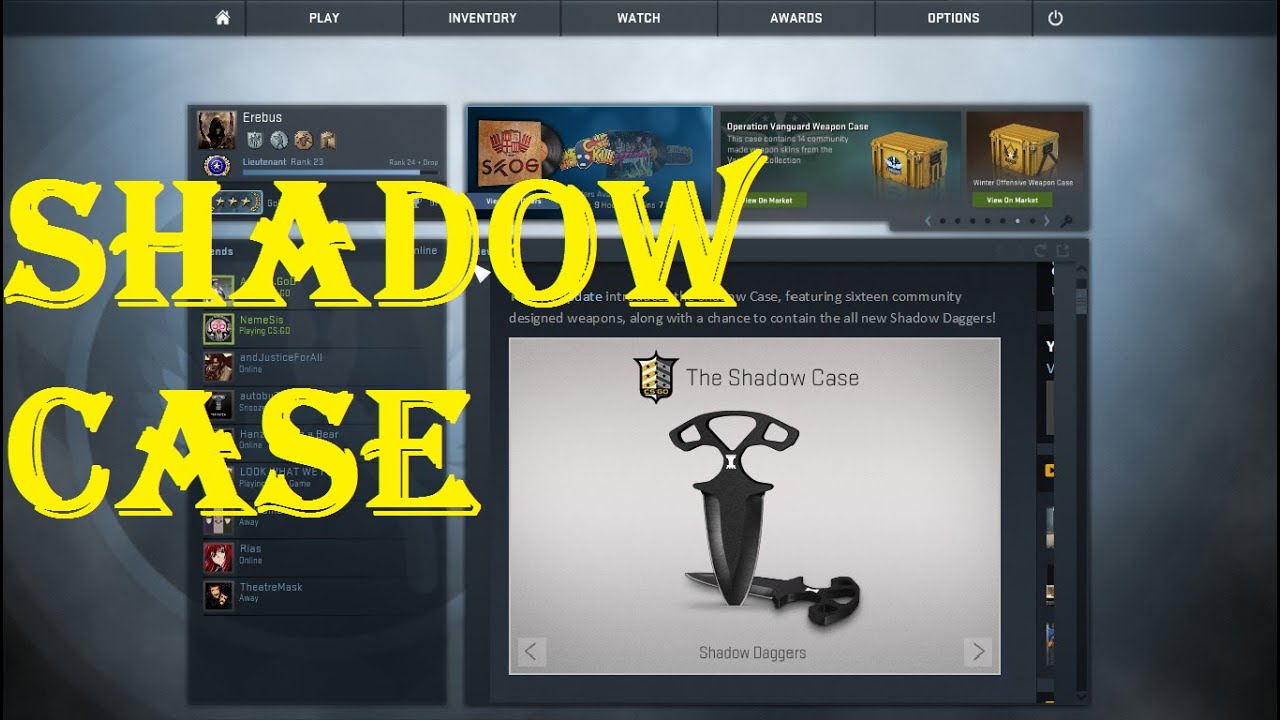 CS GO FIRST SHADOW CASE OPENING !! KNIFE HUNTING ! KASA AÇILIŞI !!