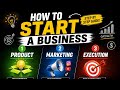 How to start a business