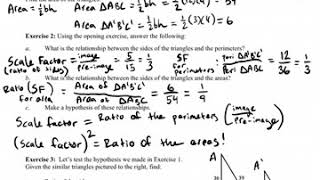 Geo R Unit 5 Lesson 3 Video Notes