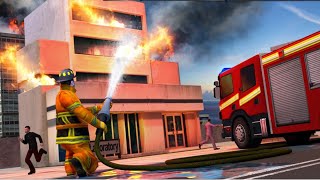Fire Truck Driver Mission | Lái Xe Cứu Hỏa Làm Nhiệm Vụ _ Firefighter Simulator Gameplay  screenshot 4