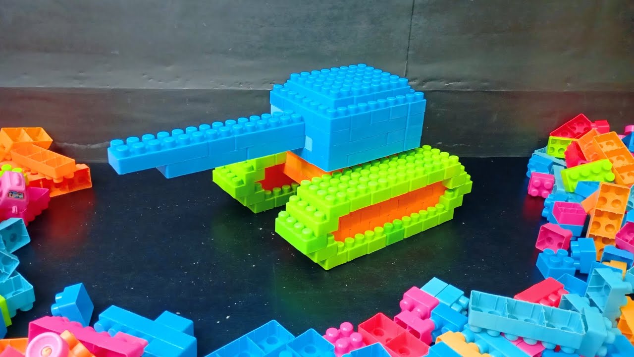 Satisfying DIY LEGO Army Tank | LEGO Building Blocks Video | 