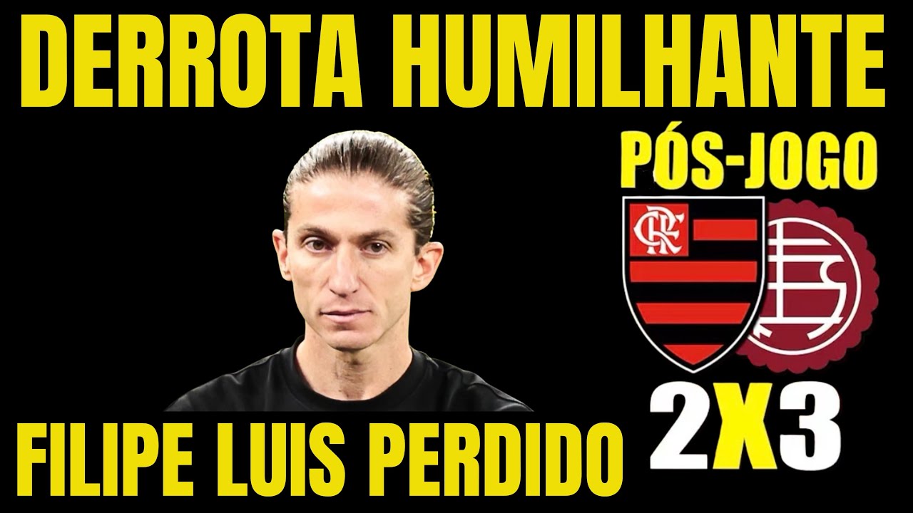 FLAMENGO 2 x 3 LANÚS | VERGONHA NA RECOPA | DERROTA HUMILHANTE  | FILIPE LUIS PERDIDO