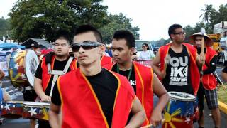 Down With The Sickness- Disturbed Drumline Ati-Atihan Liberation Parade 2011 Guam