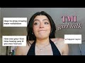 tmi girl talk + get ready with me | answering your juicy questions!